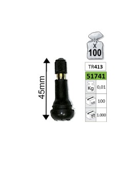 VALVULA PARA LLANTAS TR413...