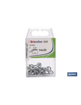 BL 17 UDS. 17X35 ZINCADO...