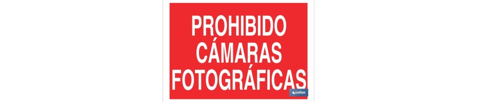 Prohibido cámaras fotográficas
