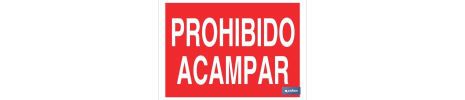Prohibido acampar