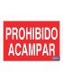 Prohibido acampar