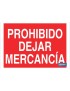 Prohibido dejar mercancía