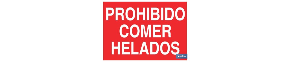 Prohibido comer helados