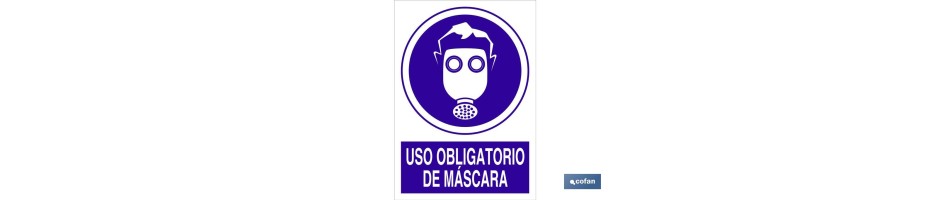 Uso obligatorio de máscara