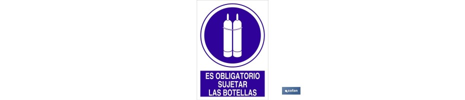 Es obligatorio sujetar las botellas