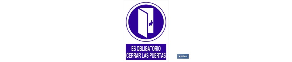 Es obligatorio cerrar las puertas