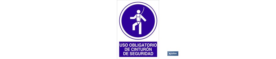 Uso obligatorio de cinturón de seguridad