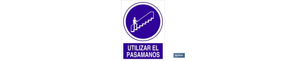 Utilizar el pasamanos