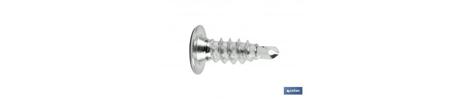 Tornillo autotaladrante cabeza extraplana Phillips INOX