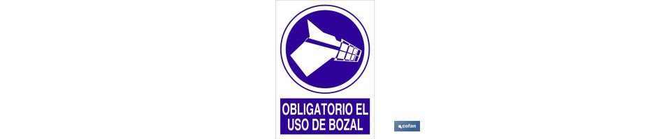 Obligatorio el uso de bozal
