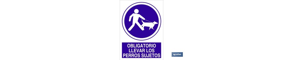 Obligatorio llevar los perros sujetos