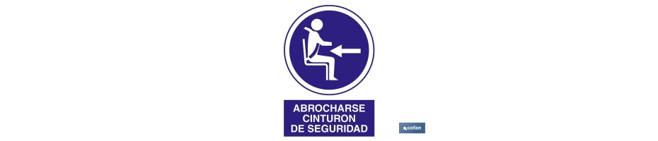 Abrocharse cinturón de seguridad