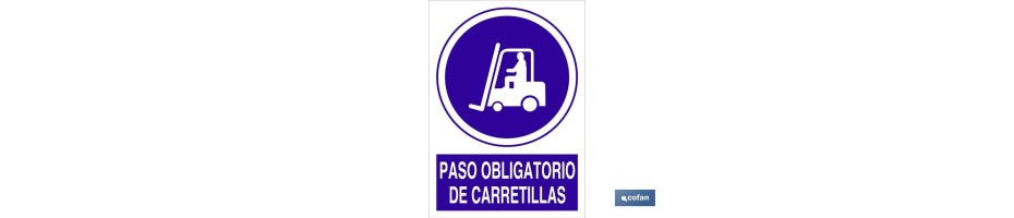 Paso obligatorio de carretillas