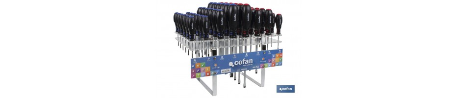 Expositor destornilladores 48 pcs (Mod. Victoria)