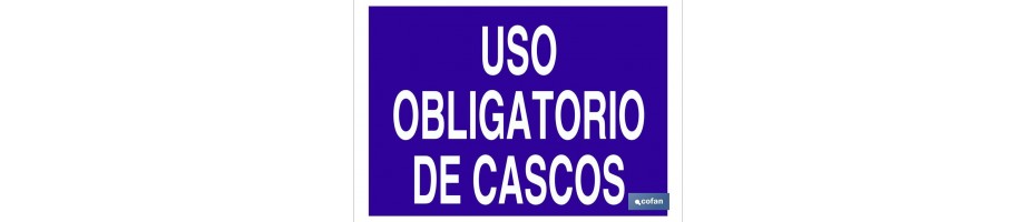 Uso obligatorio de cascos