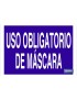 Uso obligatorio de máscara