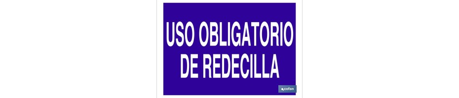 Uso obligatorio de redecilla