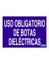 Uso obligatorio de botas dieléctricas