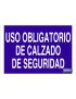 Uso obligatorio de calzado de seguridad