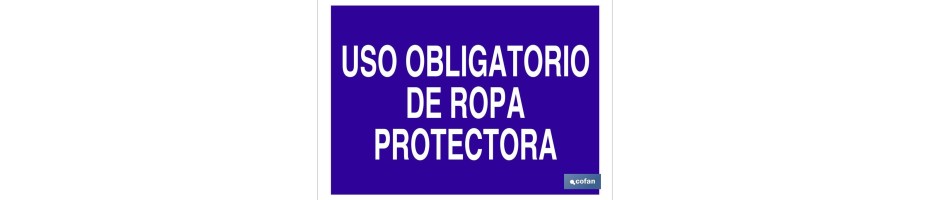 Uso obligatorio de ropa ajustada