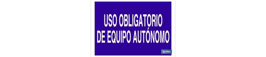 Uso obligatorio de equipo autónomo