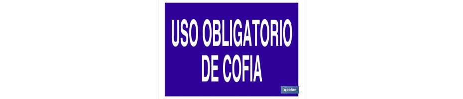 Uso obligatorio de cofia