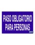 Paso obligatorio para personas