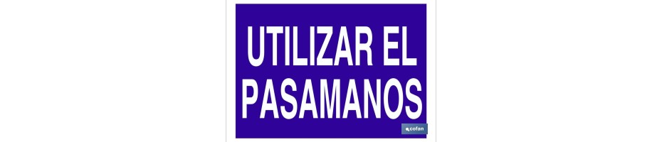 Utilizar el pasamanos