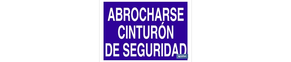 Abrocharse cinturón de seguridad
