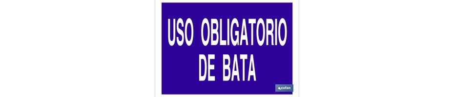 Uso obligatorio de bata