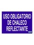 Uso obligatorio de chaleco reflectante