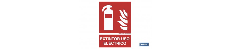 Extintor uso eléctrico