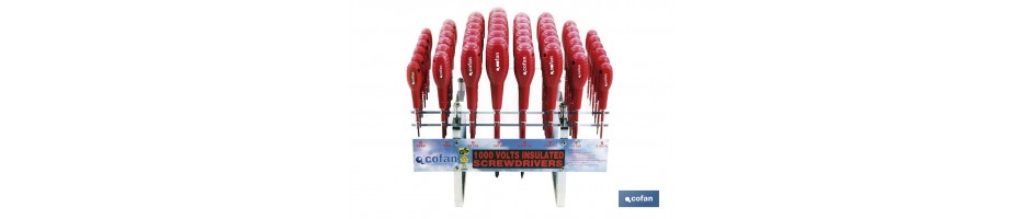 Expositor destornilladores (1000 V) - 48 pcs