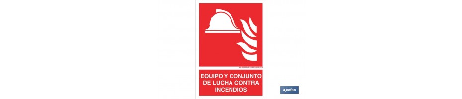 Equipo y conjunto de lucha contra incendios