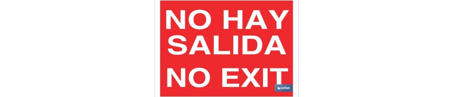No hay salida. No exit