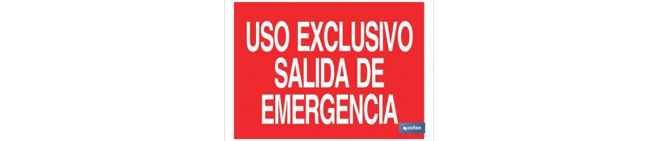 Uso Exclusivo Salida de Emergencia