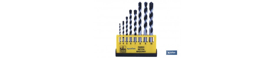 Juegos de brocas profesionales especial para granito