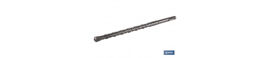 Brocas percutoras SDS PLUS para muros