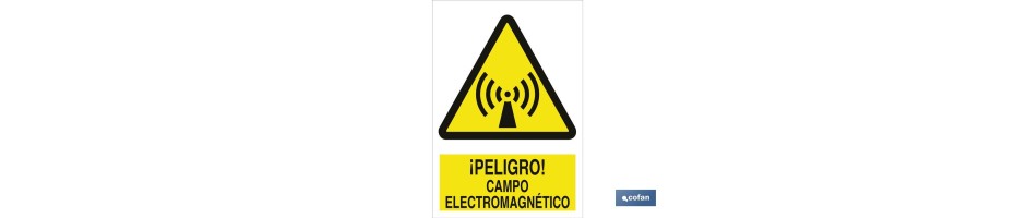 ¡Peligro! campo electromagnético