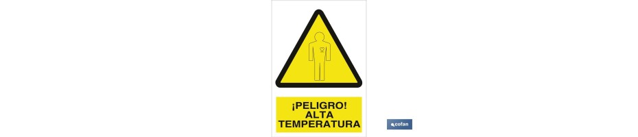 ¡Peligro! alta temperatura