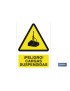 ¡Peligro! cargas suspendidas