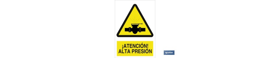 ¡Atención! alta presión