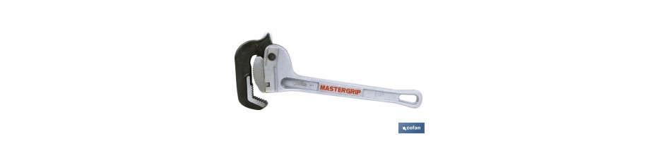 Llave para Tubo herramientas de fontanería. Mastergrip Aluminio