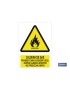 Caldera de gas, prohibido encender fuego, acercar llamas o aparatos que produzcan chispas
