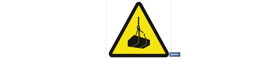 Peligro cargas suspendidas