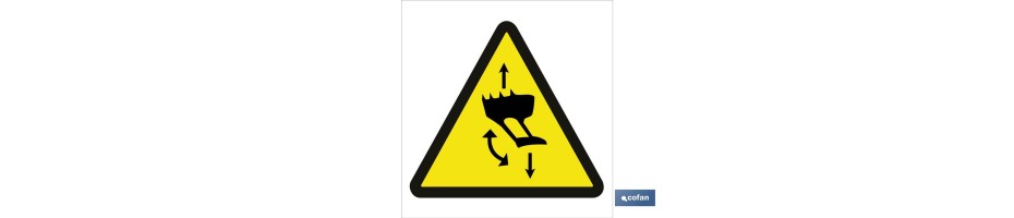 Peligro maquina elevadora