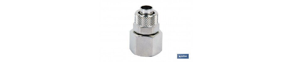 Racor cónico Recto Hembra