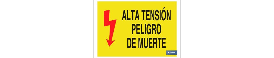 Alta tensión peligro de muerte