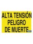 Alta tensión peligro de muerte