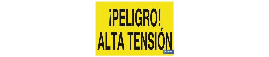 ¡Peligro! alta tensión